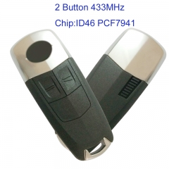 MK460014 2 Button 433MHz Smart Key Remote Control for Opel Auto Car Key Fob with ID46 PCF7941 Chip Keyless Go