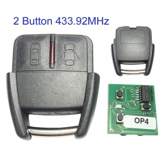 MK460013 2 Button 433.92MHz Key Remote Control for Opel Auto Car Key Fob