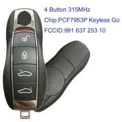 MK470024 4 Button 315MHz Smart Key Remote Control for P-orsche Auto Car Key Fob Chip keyless go 991 637 253 10