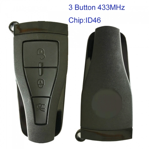MK390001 3 Button 433MHz Smart Key Remote for MG 6 MG6  Auto Car Key Fob with ID46 Chip keyless Go