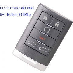 MK340019 5+1 Button 315Mhz Smart Key Remote for C-adillac Escalade 2007-2014 ESV EXT M3N5WY7777A OUC6000066 Auto Car Key Fob