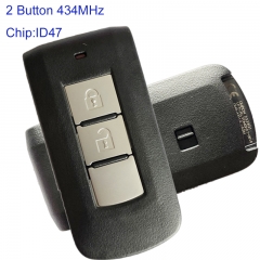 MK350023 2 Button 434MHz Smart Key Remote for M-itsubishi Xpander expander Eclipse Cross 2018-2019 GHR-M014 GHR-M013 Auto Car Key Fob with ID47 Chip