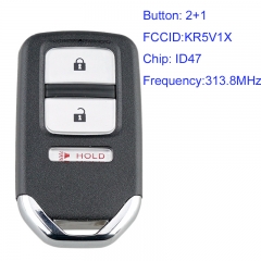MK180131 2+1 Button 313.8MHz Smart Remote Key for H-onda HR-V 2016 Fit 2015 2016 2017 KR5V1X with ID47 Chip 71247-T5A-A01