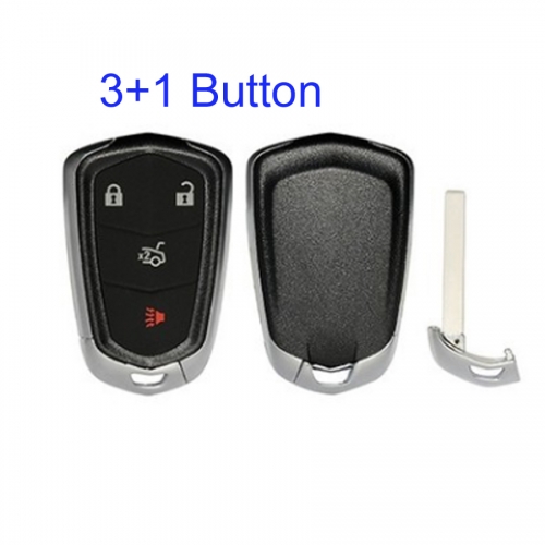 FS340005 3+1 Button Remote Key Cover Shell for C-adillac keyless Go Key