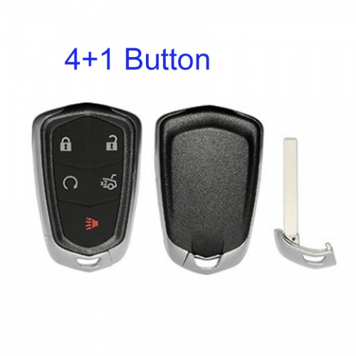 FS340006 4+1 Button Remote Key Cover Shell for C-adillac keyless Go Key