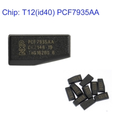 FC300090 Carbon T12(id40) PCF7935AA Ceramic Chip Transponder for O-PEL Auto Car Key Chip Replacement
