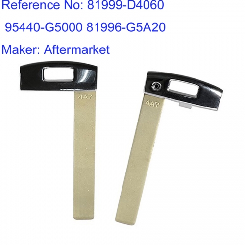 FS130010 Emergency Insert Key Blade Blades for K-ia Auto Car Key Blade 81999-D4060 95440-G5000 81996-G5A20