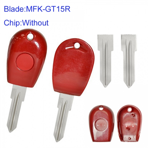FS440006 Red Key Shell House Cover Head Key with MFK-GT15R Blade for Alfa Romeo without chip