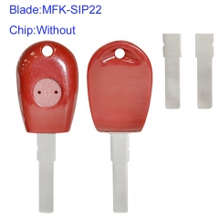 FS440008 Red Key Shell House Cover Head Key with MFK-SIP22 Blade for Alfa Romeo without chip
