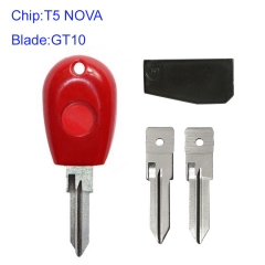 MK440006 Head key Transponder Key for Alfa Romeo Auto Car Key with GT10 Blade and T5-2 Chip
