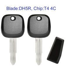MK200005 Remote Control Key Transponder Key T4 4C Chip for D-aihatsu Auto Car Key Replacement with DH5R Blade