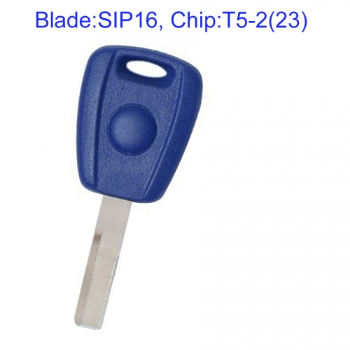 MK330018 Blue Remote Control Key Transponder Key T5-2 Chip for F-ait Auto Car Key Replacement with SIP16 Blade