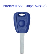 MK330017 Remote Control Key Transponder Key T5-2 Chip for F-ait Auto Car Key Replacement with SIP22 Blade