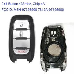 MK320043 Original  2+1 Button 433mhz Remote Key Control for C-hrysler Pacifica Auto Car Key Fob M3N-97395900 4A Chip