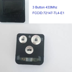 MK180150 3 Button 433Mhz Remote Key Smart Key for H-onda Auto Car Key 72147-TL4-E1 Chip