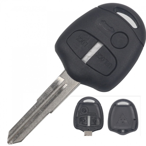 FS350003 3 Button Head Key Shell Cover  for M-itsubishi LANCER/OUTLANDER Key Remote Replacement