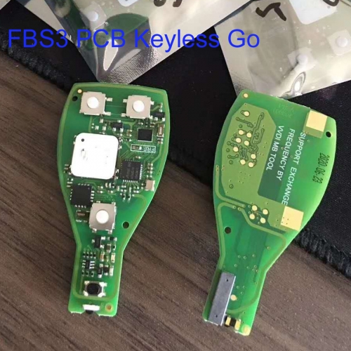 MK100038 3+1 Button 315/433MHZ VVDI MB FBS3 BGA Keyless Go PCB for Mercedes Benz W204 W207 W212 W164 W166 W22 PCB Panel