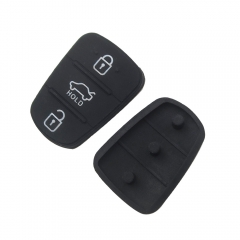 FS140026 3 Button Remote Flip Key Shell Case Rubber Pad  for H-yundai  Auto Car Remote Key Replacement