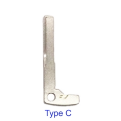 FS100021 Emergency Key Blade Blades for Mercedes Benz 2010-2019 Auto Car Key Blade Type C