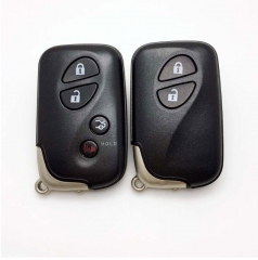 FS490004 2/3+1 Button Smart Key Remote Key Shell Cover for T-oyota  Auto Car Key With Blade