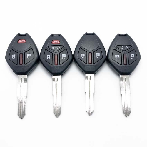 FS3500082/2+1/3/3+1 Button Head Key Cover Case for M-itsubishi Key Remote Auto Key Cover Replacement