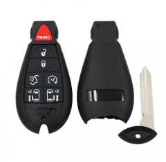 FS300013  6+1 Button Remote Key Control Shell Lid for Jeep  D-odge C-hrysler Car Key Cover Replacement