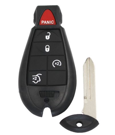 FS300007 4+1 Button Remote Key Control Shell Lid for Jeep  D-odge C-hrysler Car Key Cover Replacement