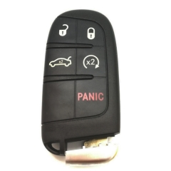 FS320025 4+1 Button Smart Key Remote Control Key Shell Case  for C-hrysler Auto Car Key  Fob Housing Replacement