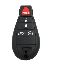 FS300009 4+1 Button Remote Key Control Shell Lid for Jeep  D-odge C-hrysler Car Key Cover Replacement