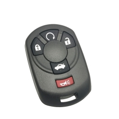 FS340017 4+1 Button Smart Key Remote Key Shell Case Cover for C-adillac Auto Car Key Shell Replacement with Blade
