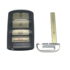 FS140052 3+1 Button Smart Key Remote Key Control Shell Case for H-yundai Auto Car Key with Blade