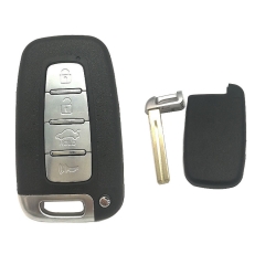 FS140051 4 Button Smart Key Remote Key Control Shell Case for H-yundai Auto Car Key with Blade