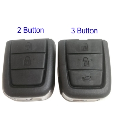 FS280017 2 Button/3 Button Head Key Cover Shell for Chevrolet Remote Key Case Replacement