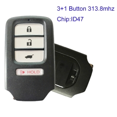 MK180163  3+1 Button 313.8MHZ Smart Key  for H-onda CRV Auto Car Key Fob with ID47 Chip