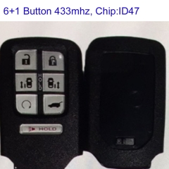 MK180161 6+1 Button 433MHZ Smart Key  for H-onda Auto Car Key Fob with ID47 Chip