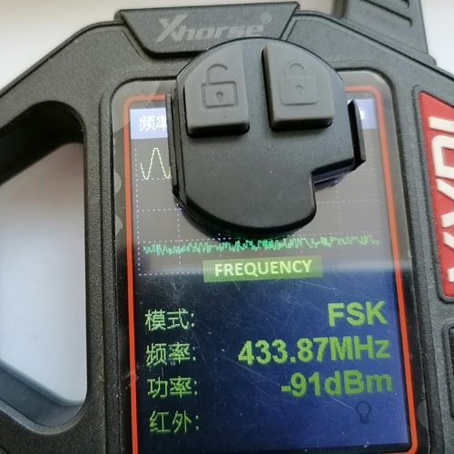 MK370029 2 Button Remote Control 433.87mhz FSK for S-uzuki Without