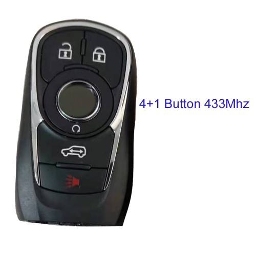MK270039  Original 4+1  Button Smart Key with 8A Chip 433MHZ For Buick GL8 Auto Keys
