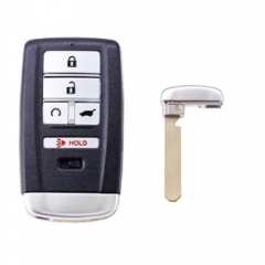 FS560010 4+1 Button Smart Key Shell Case for A-cura Auto Car Key with HON66 Blade