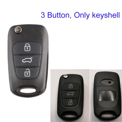 FS130035  3 Button Fllip Key Remote Key Control Shell Case Cover Case for K-ia K5 Auto Car Key Shell Replacement