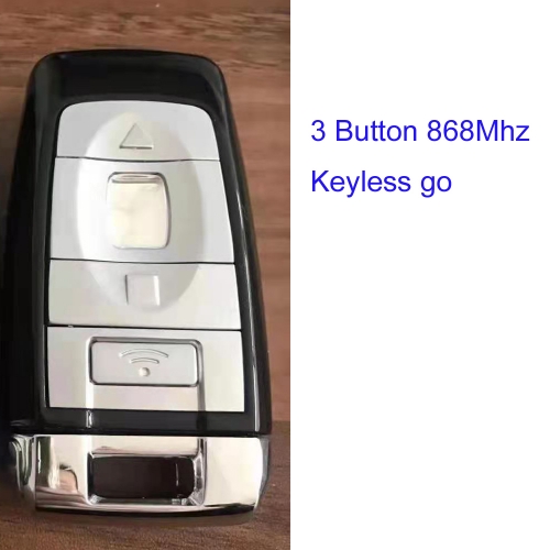 MK570004 3 Button 868MHZ Smart Key for R-olls Royce Auto Car Key Fob Keyless Go Entry