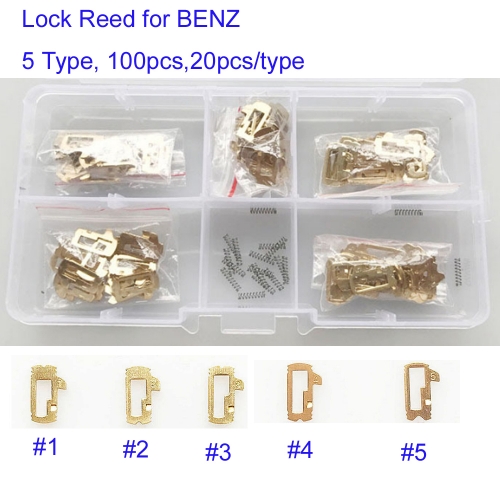 KT00047 HU64 Car Lock Repair Kit Accessories Car Lock Reed Lock Plate For Benz  Locksmith Tools,100pcs in Box