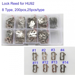 KT00046 HU92 Car Lock Repair Kit Accessories Car Lock Reed Lock Plate For BMW  Locksmith Tools,200pcs in Box