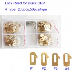 KT00044 Car Lock Repair Kit Accessories Car Lock Reed Lock Plate For Ford Buick CRV  Locksmith Tools,200pcs in Box