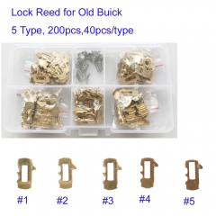 KT00045 Car Lock Repair Kit Accessories Car Lock Reed Lock Plate For Ford Old Buick Locksmith Tools,200pcs in Box