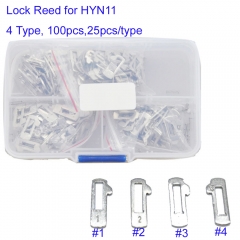KT00039 HYN11 Car Lock Repair Kit Accessories Car Lock Reed Lock Plate For H-yundai Locksmith Tools,100pcs in Box