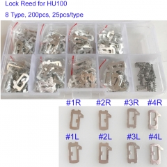 KT00034 HU100 Car Lock Repair Kit Accessories Car Lock Reed Lock Plate For Chevrolet Buick Opel Locksmith Tools,200pcs in Box
