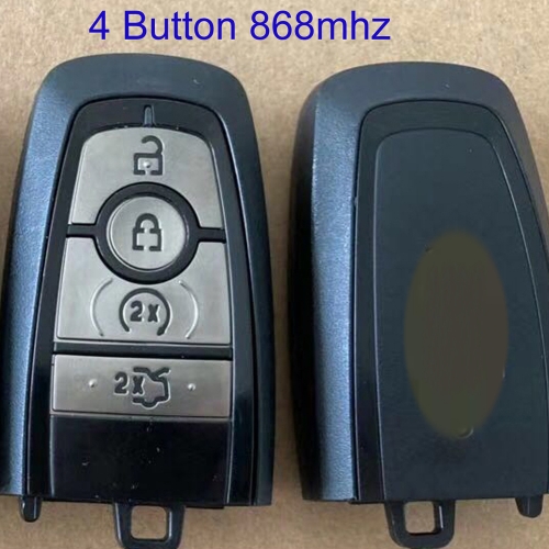 MK160120  868MHZ 4 Button Smart Key for Mustang Remote Control Proximity Key HITAG PRO Chip Keyless Go key