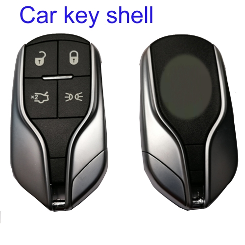 FS480003 4 Buttons Smart Remote Key Shell Case for Maserati Quattroporte Ghibli Levante Auto Keys Replacement