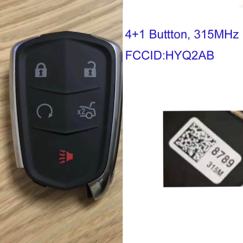 MK340001 Original 4+1 Button Smart Key 315MHz FCC ID HYQ2AB for 2016 C-adillac SRX