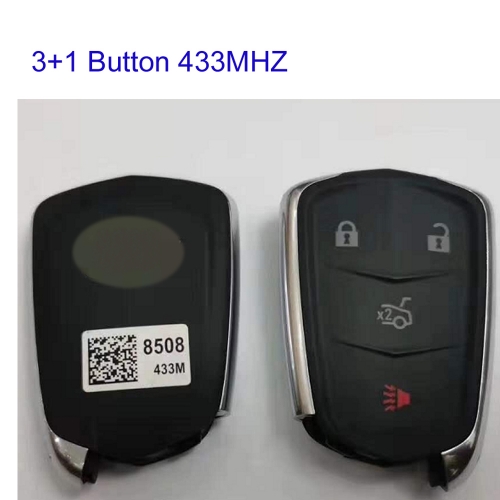 MK340023 Original 3+1 Button 433MHz Smart Key Remote Control for C-adillac CT6 HYQ2EB Keyless Go Auto Car Key Fob